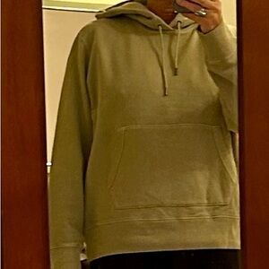 Madewell Men's Sage Green Hoodie